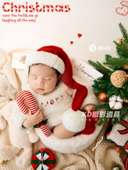 Yenidoğulmuş körpə fotoqrafiyası, dolunay fotoları, Milad mövzulu geyimlər, körpə doğum fotoları, portret fotoqrafiyası, geyim və rekvizitlər