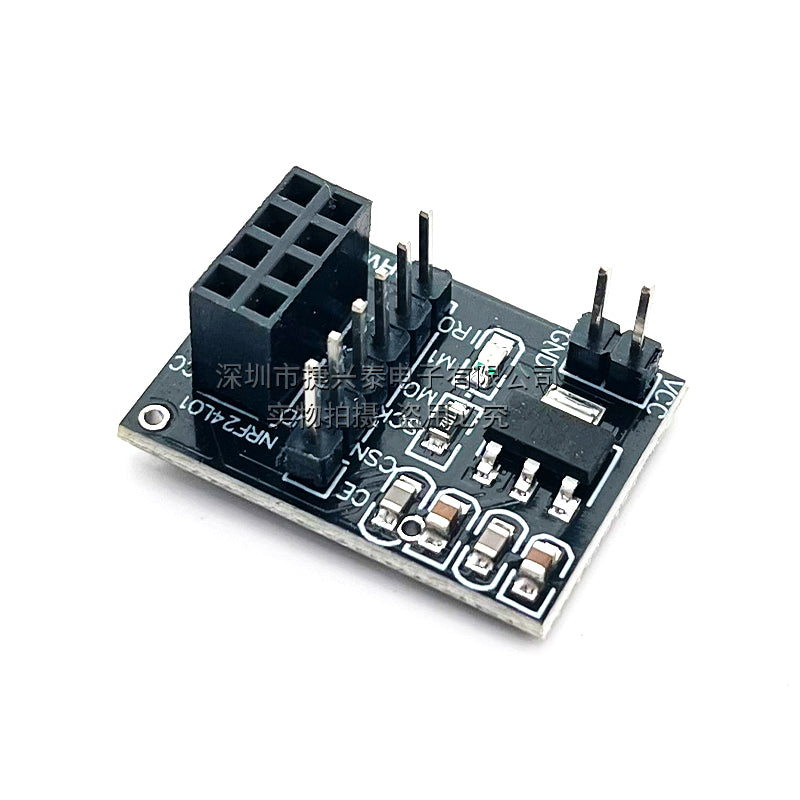 Ağıllı avtomobil robotları üçün 24L01 simsiz modulu ilə birlikdə istifadə edilən 3.3V simsiz modul adapter lövhəsi