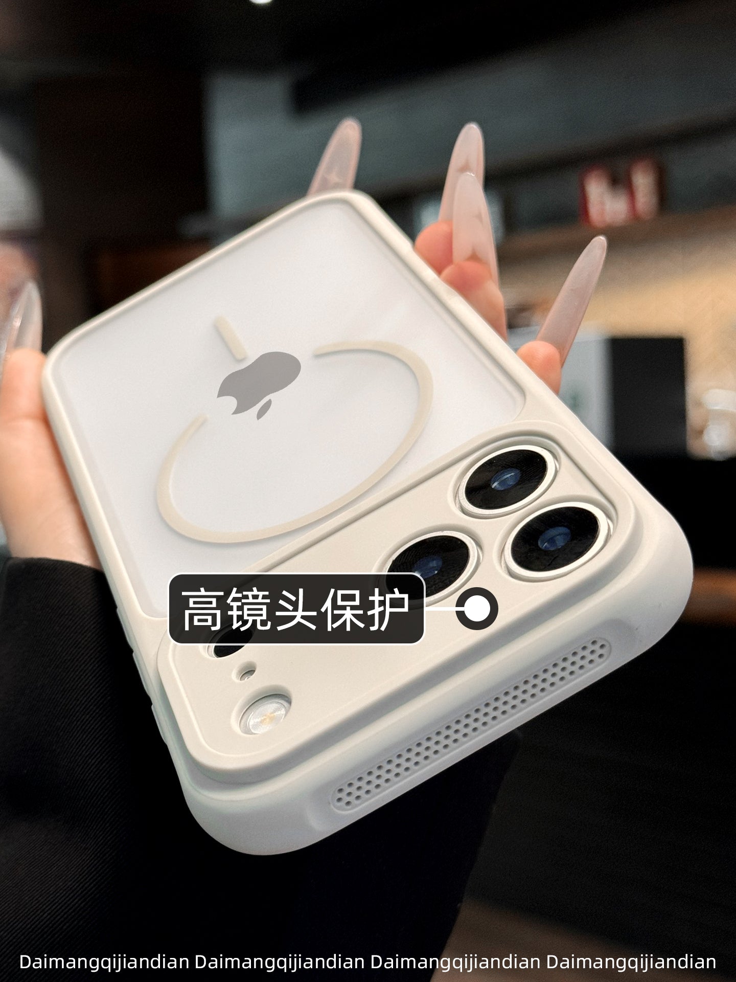 17promax Apple mobil telefon qutusu üçün uyğun dəri hiss edən barmaq izi antikvar ağ maqnit udma 17e yeni iphone17pro soyutma 16 yüksək səviyyəli niş 15 bərk rəng 14 nəfəs alan 13 düşməyə qarşı 12 tutqun