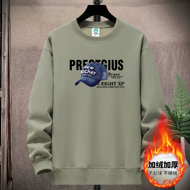 Yeniyetmələr və tələbələr üçün payız/qış təmiz pambıqdan hazırlanmış yun yaxalıqlı sviter, boş oturan gündəlik kazak alt qatı, qalın və isti top