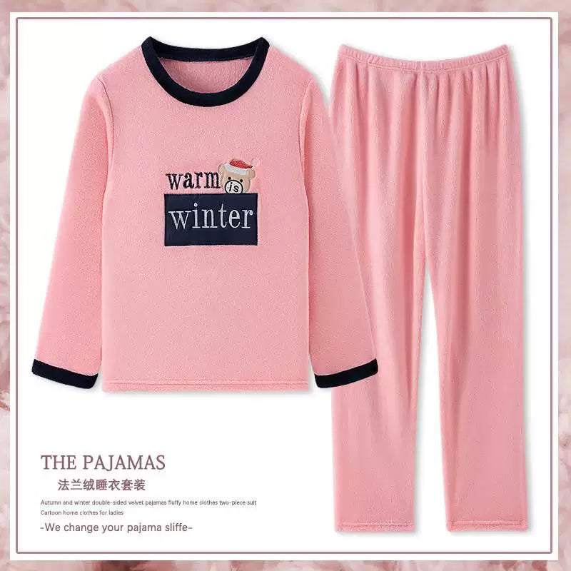 cütlük pijama dəsti qış qadın kişilər pijama ev geyimləri pijama