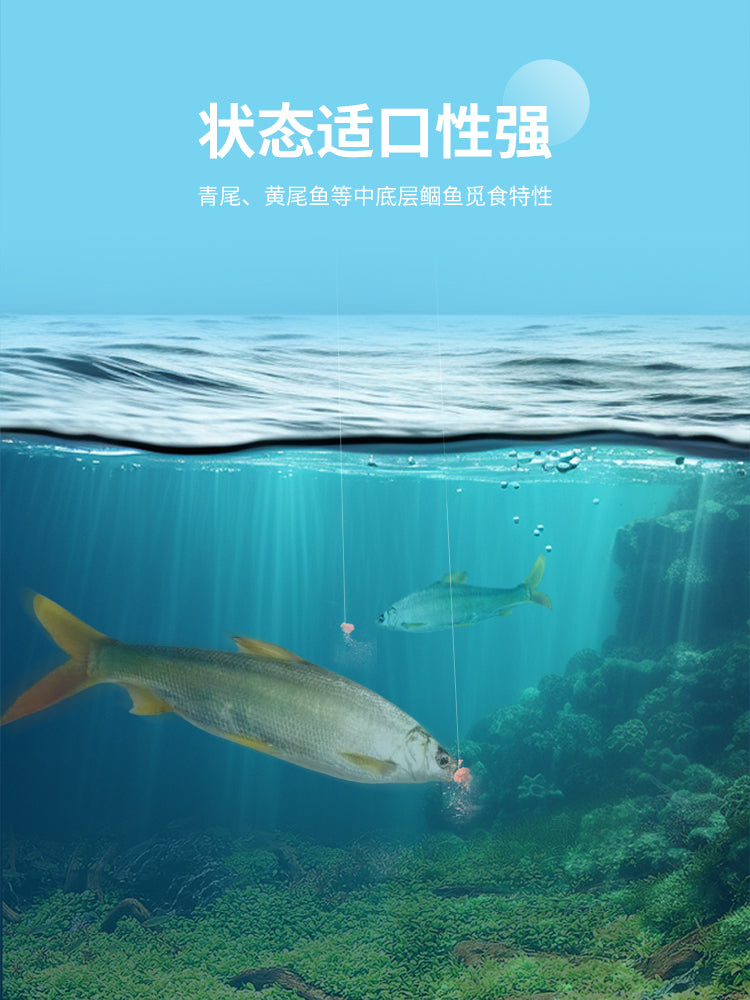 Liu Zhiqiang yaşıl və sarı quyruq yemi üzrə ixtisaslaşmışdır. Duolai sarı quyruğu təbiətdə balıq ovu üçün xüsusi yemdir. Yaşıl quyruq balıq ovu üçün alt yuva materialıdır.