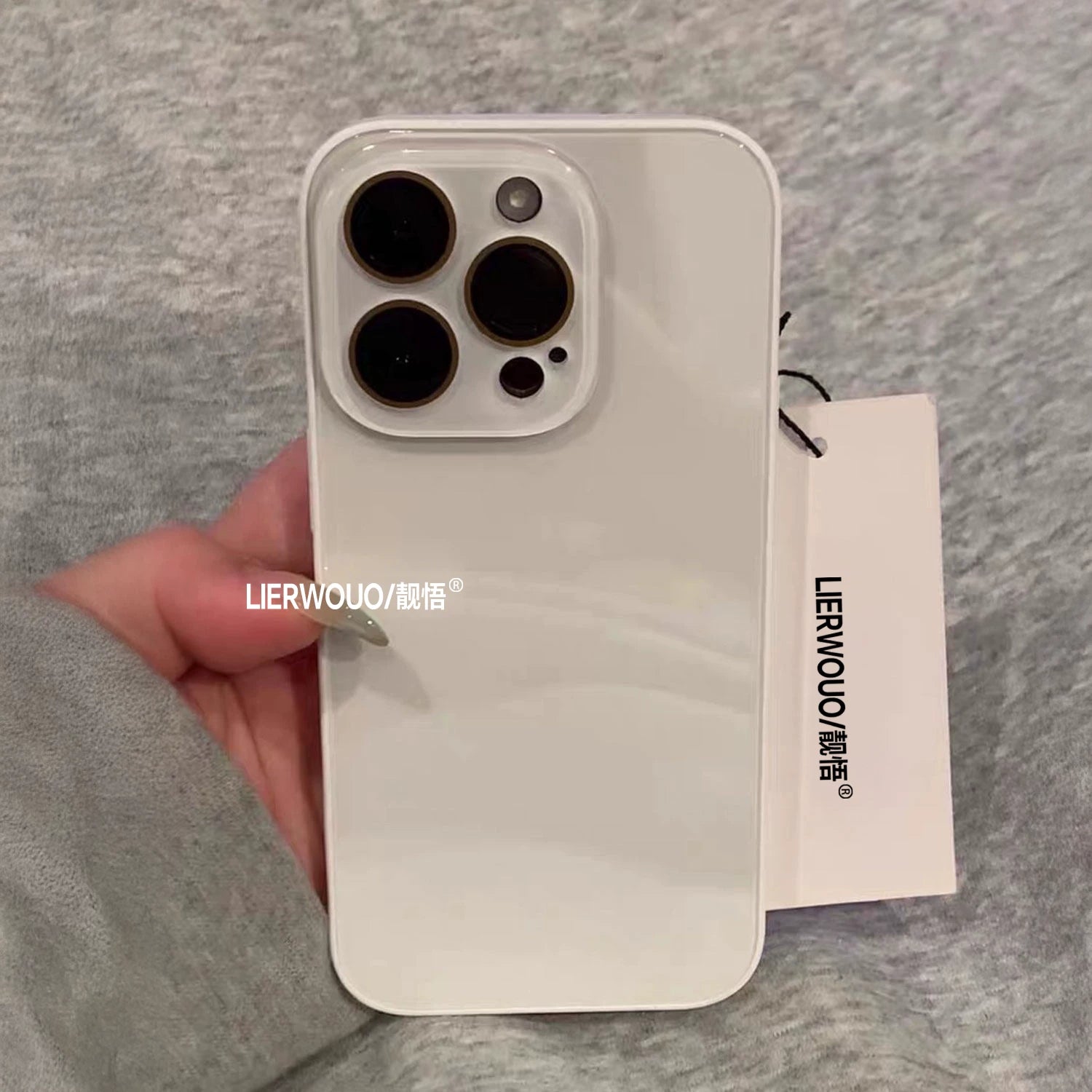 Apple 16promax mobil telefon qutusu üçün uyğundur iphone17 buz macaron şüşə qutu 14 sadə yeni stil 13 internet məşhur qadın modeli 14pro hər şey daxil obyektiv 15pro isti model 16pro mobil telefon qutusu