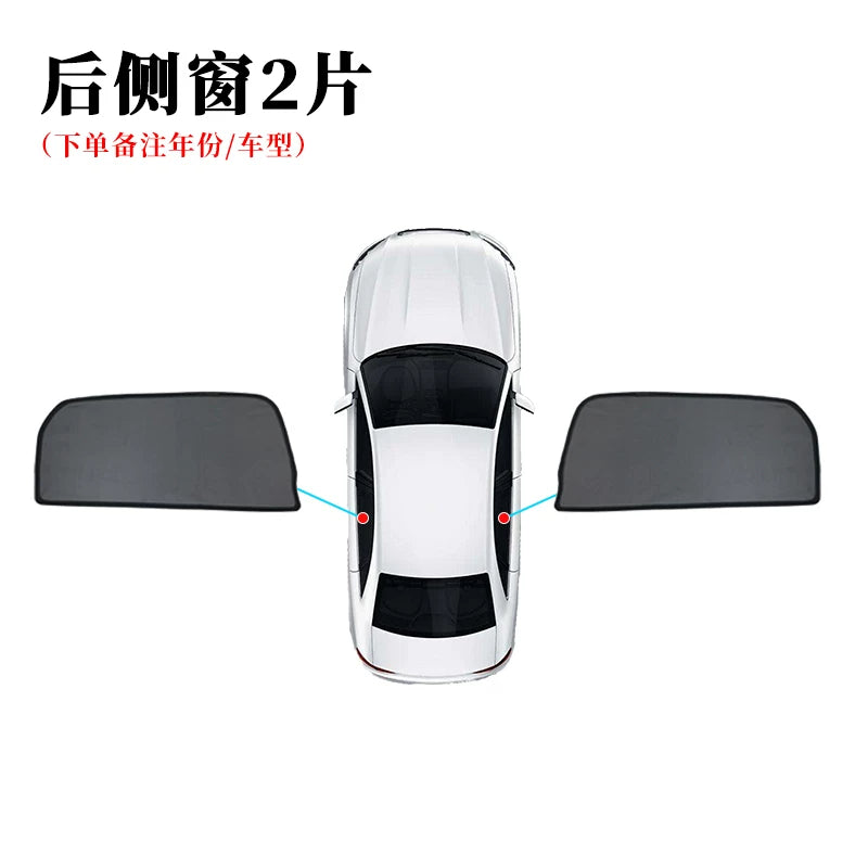 BYD M6 avtomobil pəncərəsi günəş şüşəsi mesh maqnit klip günəş şüşəsi modifikasiya hissələri Hong Kong versiyası ilə uyğun gəlir