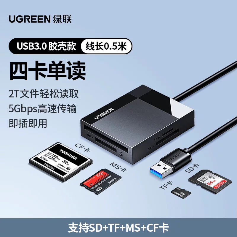 Greenland kamera kart oxuyucu cf hamısı bir arada SD kart oxuyucu ms/tf daxili yaddaş kartına çevrilmə usb yüksək sürətli DJI Apple 17 Canon Sony typec mobil telefon kompüteri ccd çox funksiyalı