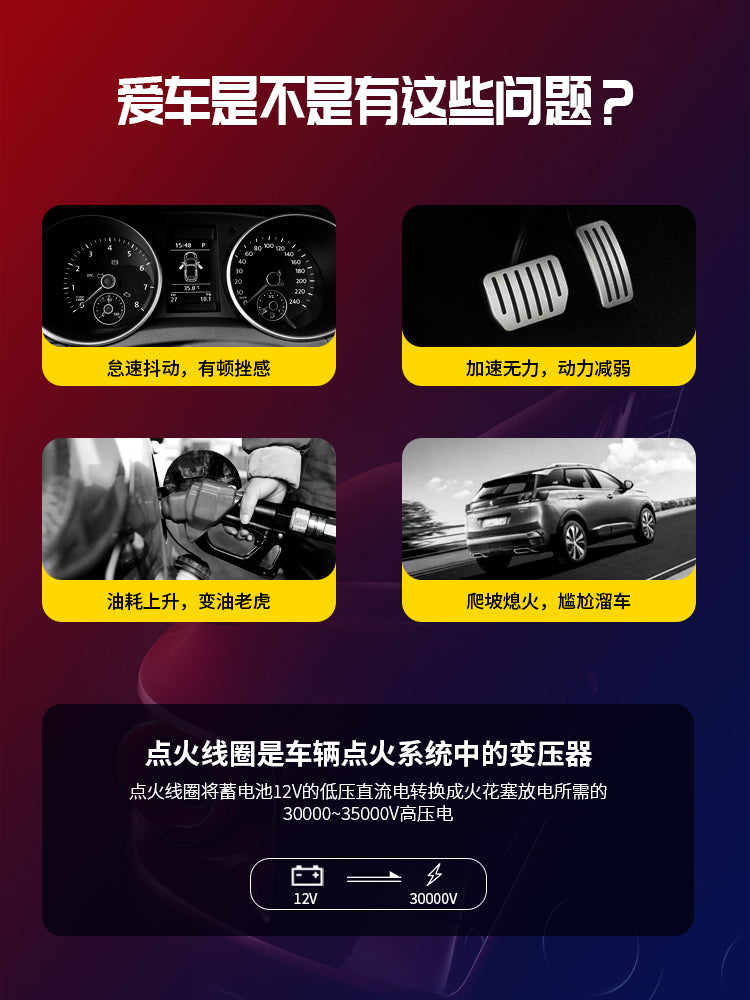 Compatible with the original factory upgrade of the ignition coil high voltage package for older Honda Fit and City 1.5L models