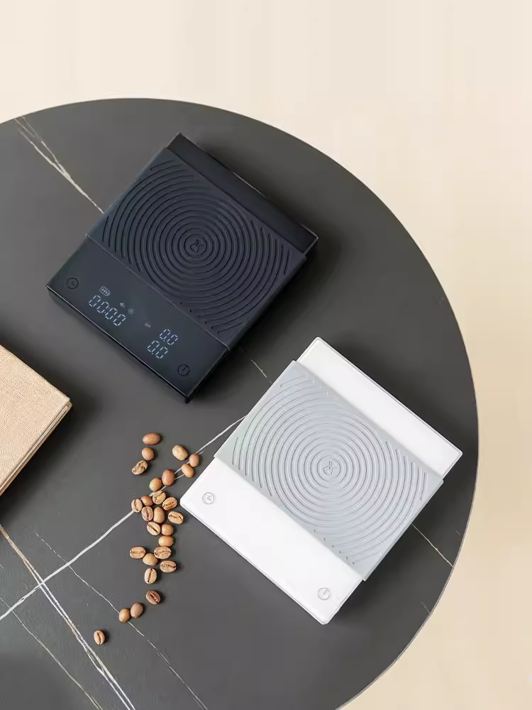 Taimo Black Mirror BASIC3 qəhvə elektron tərəzi İtalyan əllə dəmlənmiş qəhvə tərəzisi, məişət qəhvə lobya çəkisi taymeri avtomatik