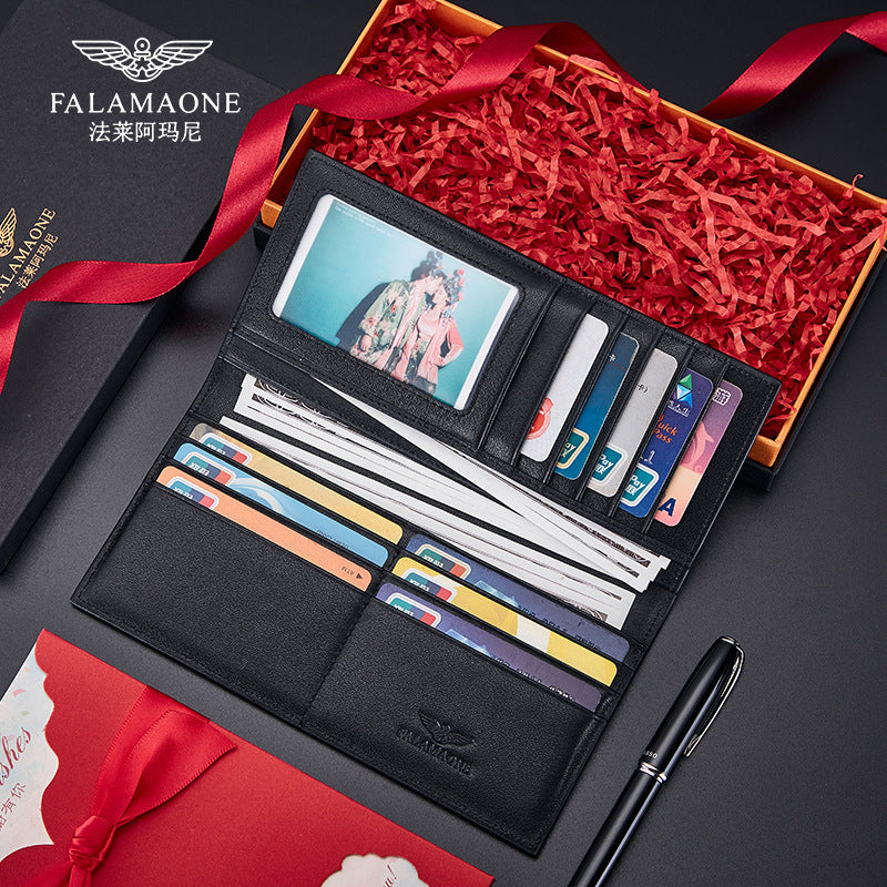Falley Armani Men's Long Wallet - Gift for Father, Husband, Birthday or Valentine (Qixi Festival)