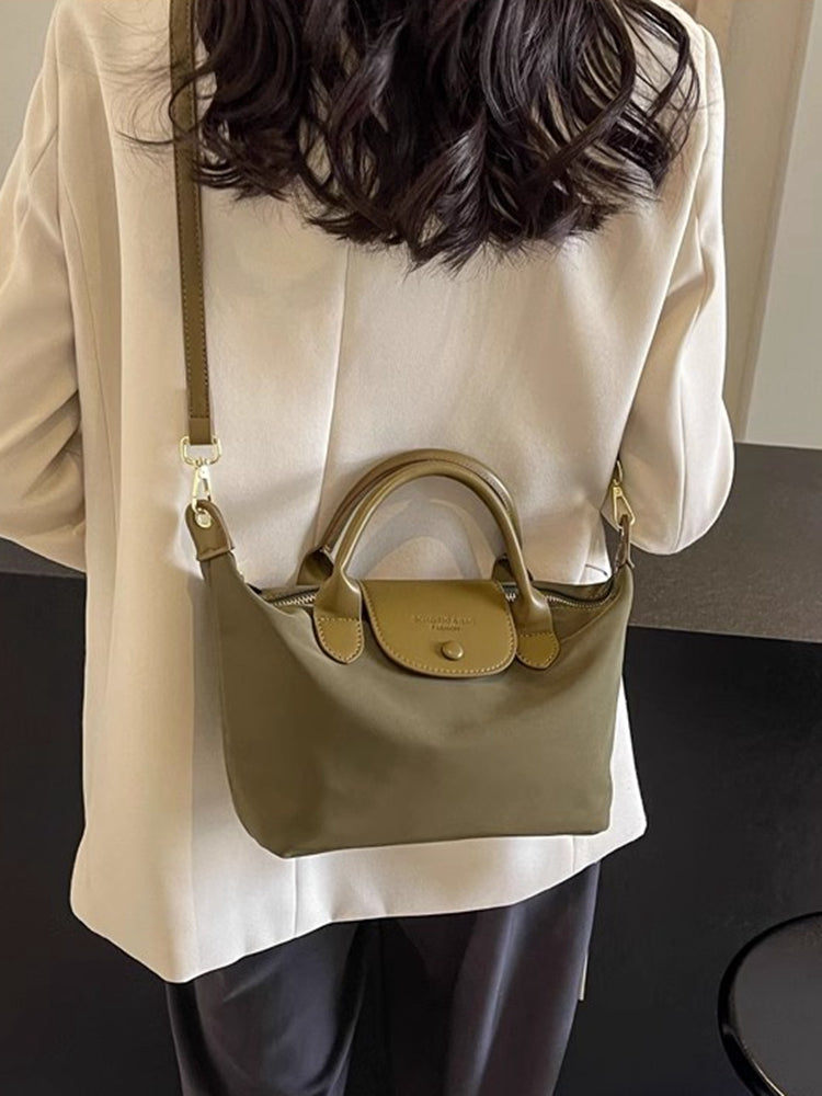 Luxury daily high-end women's bag, 2025 new style, lightweight nylon dumpling bag, cross-body bag for going to work