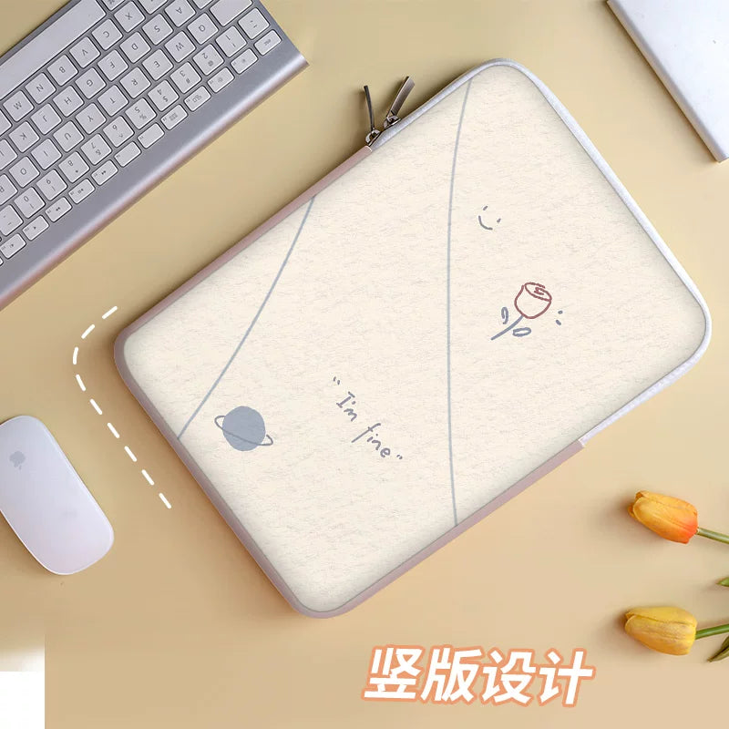 SUYA Suya ins üslublu notebook layneri çantası Huawei mate14-düymlük Apple macbookair/neo13.3 kompüter çantası Lenovo Xiaoxin pro15.6 qadın ipad planşet çantası 12 üçün uyğundur