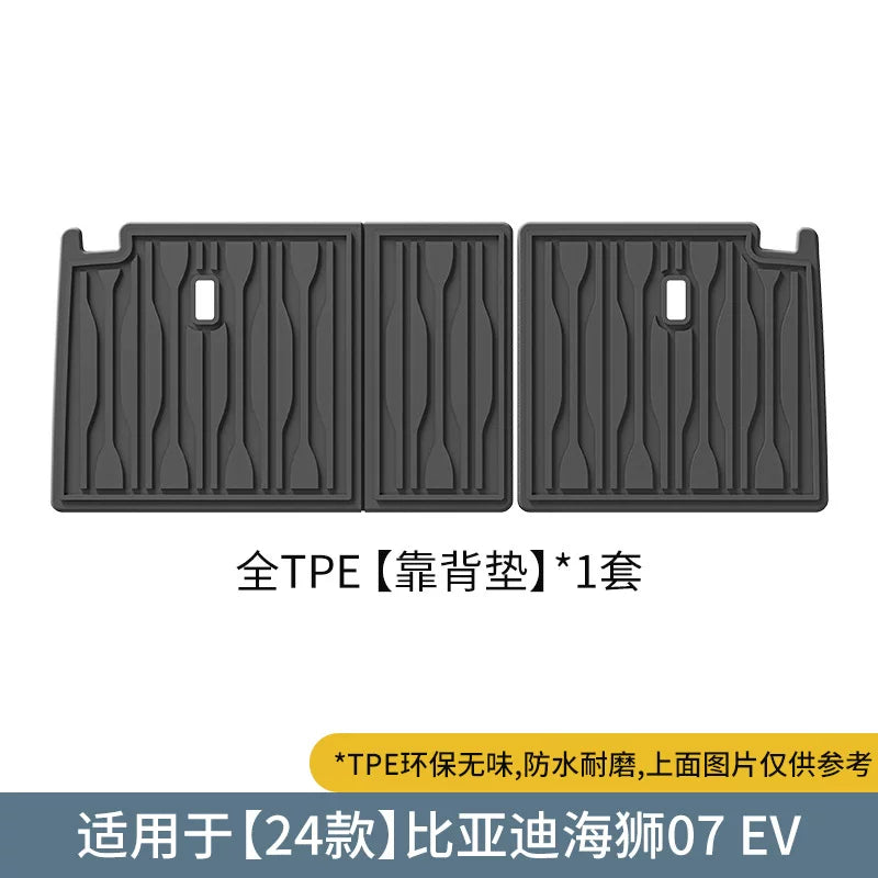 24 BYD Hiace 07 EV right-hand drive car floors, environmentally friendly TPE floors and trunk mats are suitable.