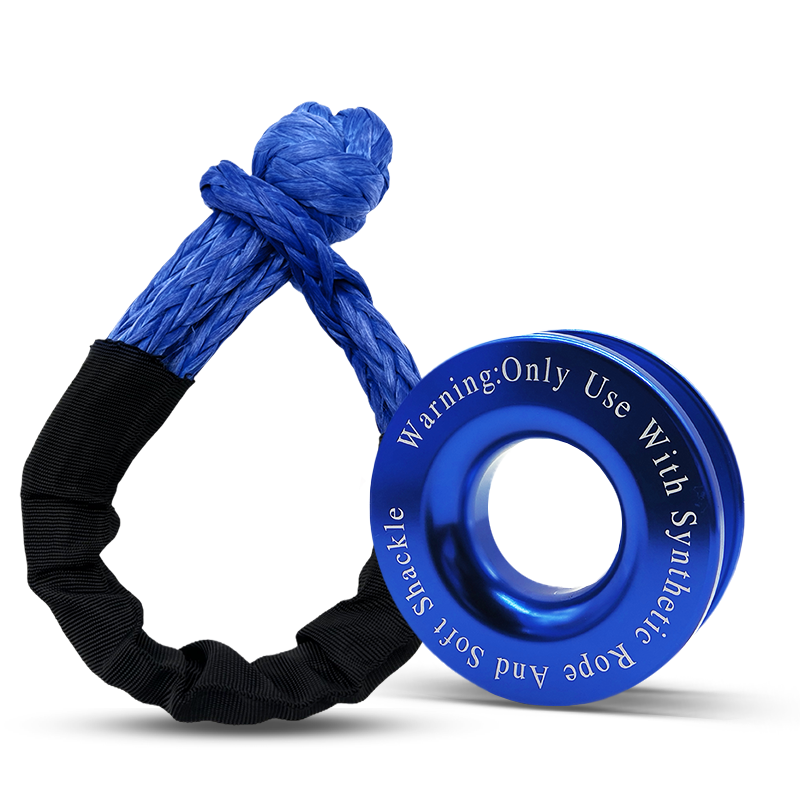 Ultra-high molecular weight polymer soft shackle rope, fiber braid shackle rope, soldered tow rope, outdoor towing rope, 17 tons
