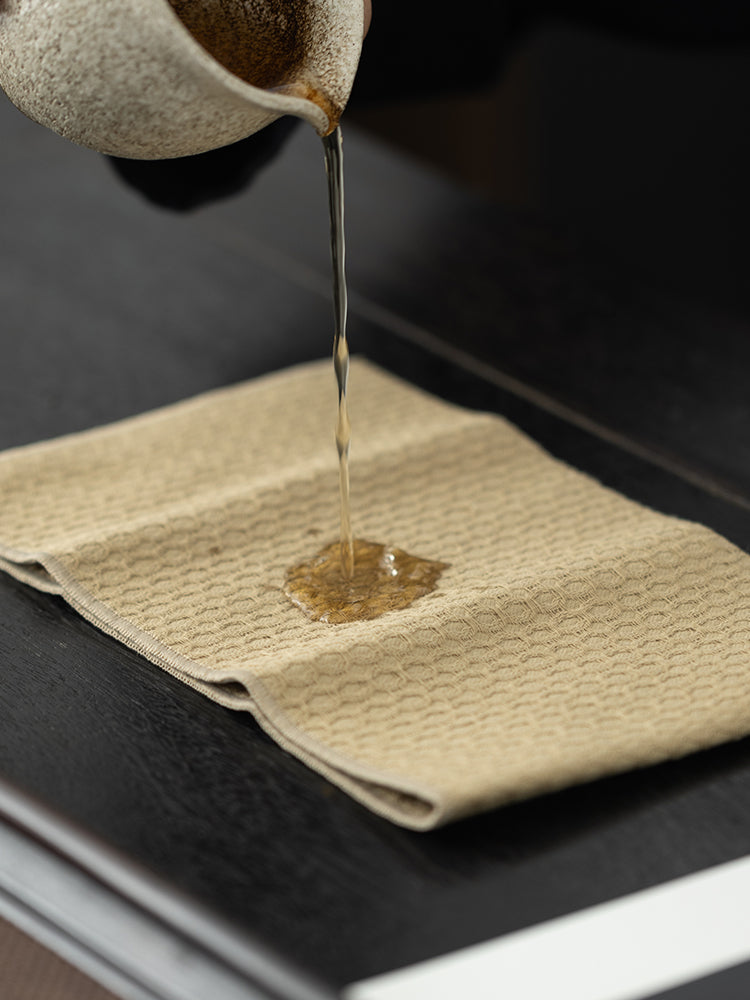 Sadə uducu çay dəsmal, Zen pambıq və kətan çay dəsmal, kiçik çay xalçası kvadrat dəsmal, quru köpük dəsmal, çay mərasimi, ev çay dəsti, çay süfrəsi yastığı