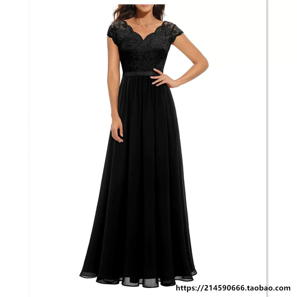 Şifon Donlar Qadınlar üçün Axşam Donu Toy Geyimi üçün Geyim