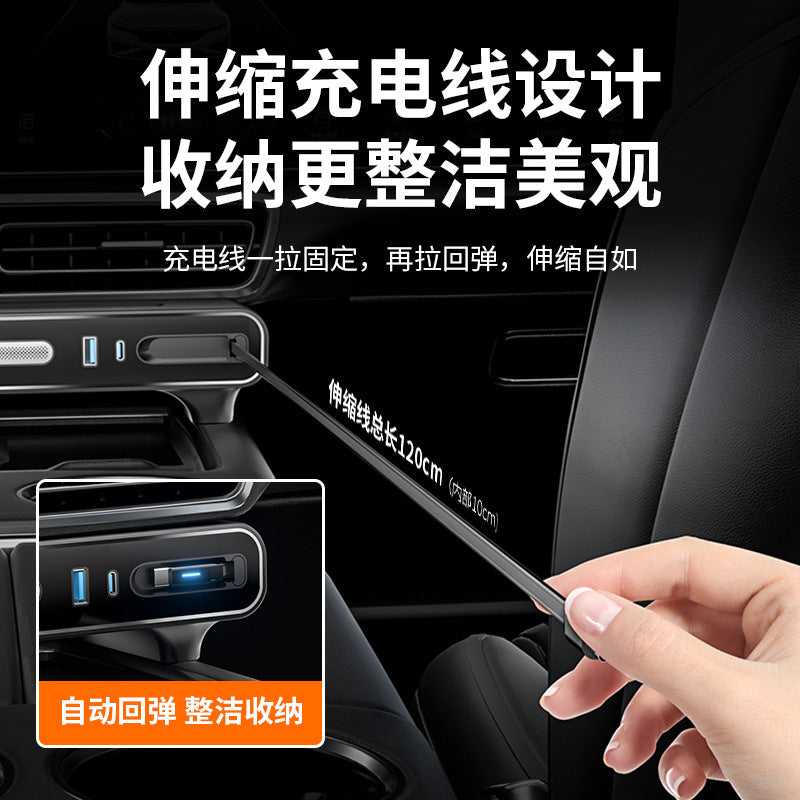 The all-new Li Auto L6, L7, L8 and L9 models feature a central control docking station, on-board charger, fast-charging retractable cable, ambient lighting and premium aromatherapy.