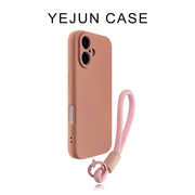 Yejun 17 Apple 16 mobil telefon qutusu üçün uyğundur Rubik kubu düz kənar maye silikon iphone16promax bərk rəngli ot bənövşəyi 15pro yüksək səviyyəli məna 14 incə dəlik hər şey daxil 13 isti model 12 yumşaq qabıq 16plus