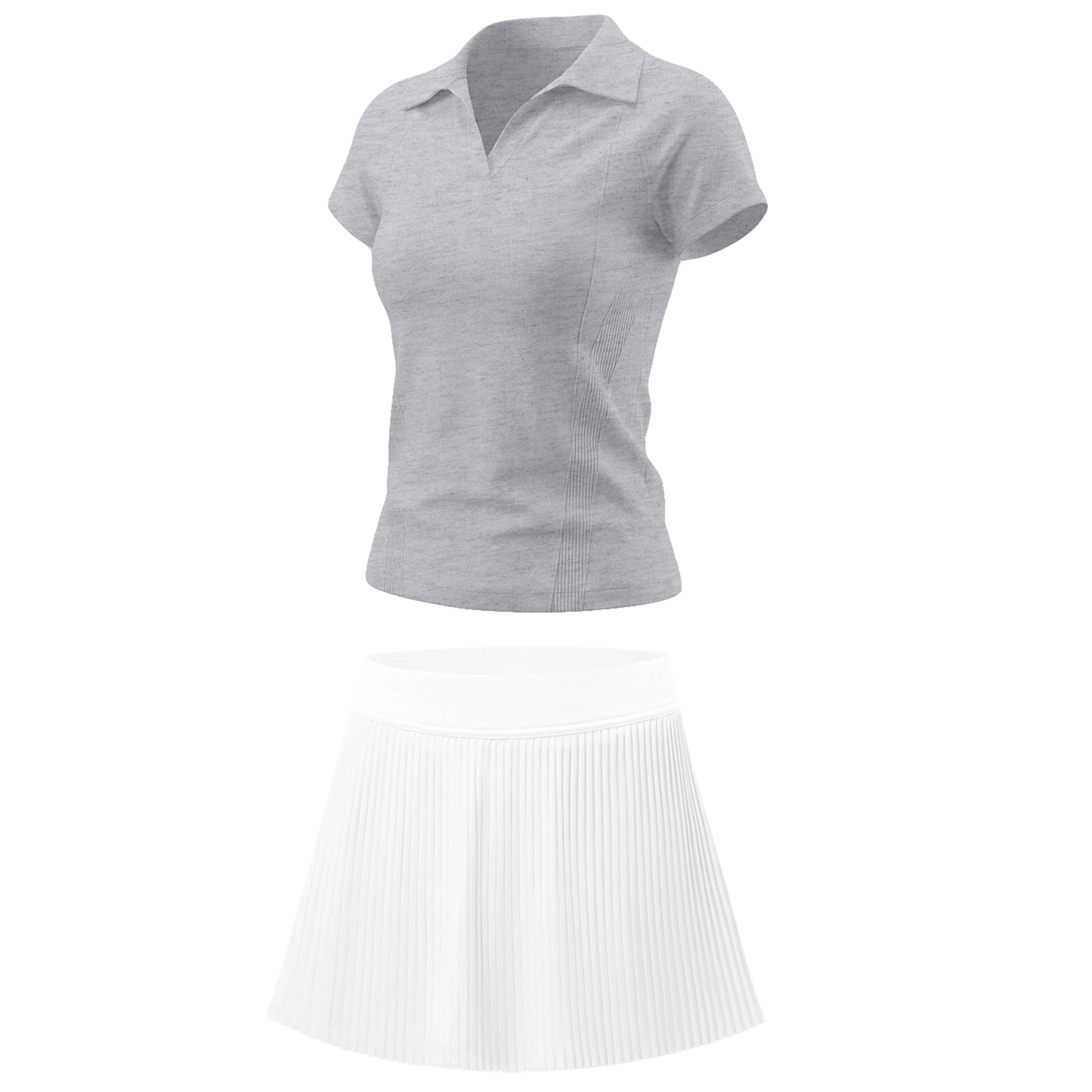 Fitnes qız tez quruyan yoqa geyinmək qısaqol sağ çiyin tennis polo köynəyi nazik qaçış top idman köynəyi yay