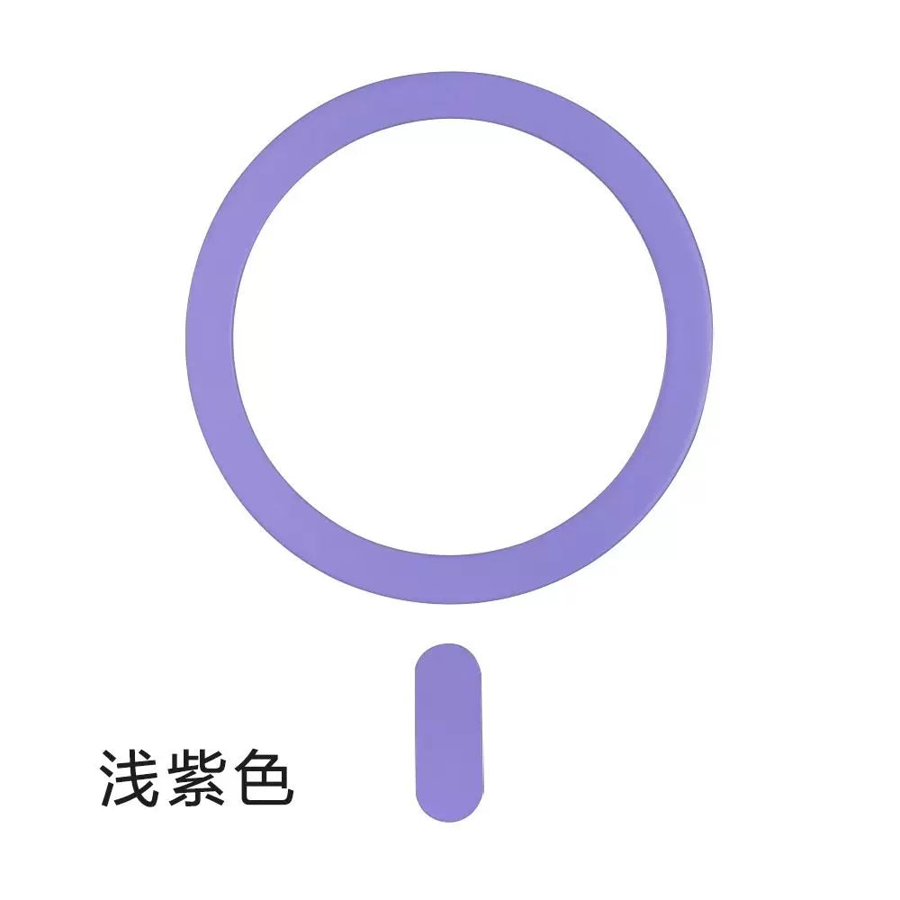 Maqnit halqası, maqnit bərkidicisi, MagSafe, boyalı örtük və quyruq hissəsi olan maqnitləşdirilmiş yamaqlı simsiz qəbuledici.