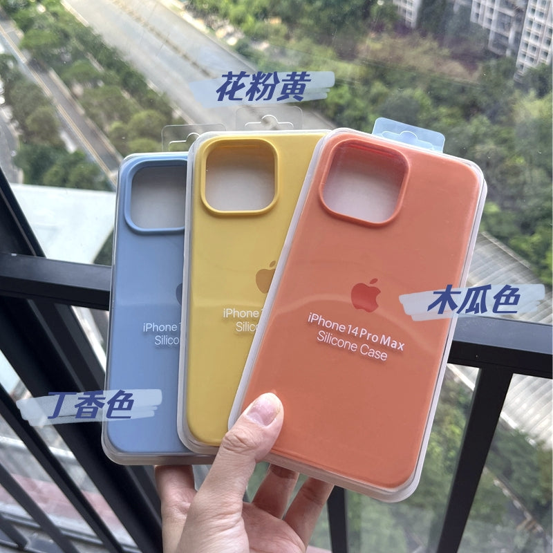 [LOGO ilə maye silikon] Xiaohongshu 17promax Apple 16pm kreativ 15pro düşməyə qarşı uyğun 14pro yumşaq 13 qoruyucu örtük 12 qadın XS İnternet məşhur qabığı və yeni üçün uyğun rəngli Xiaohongshu cib telefonu qutusu