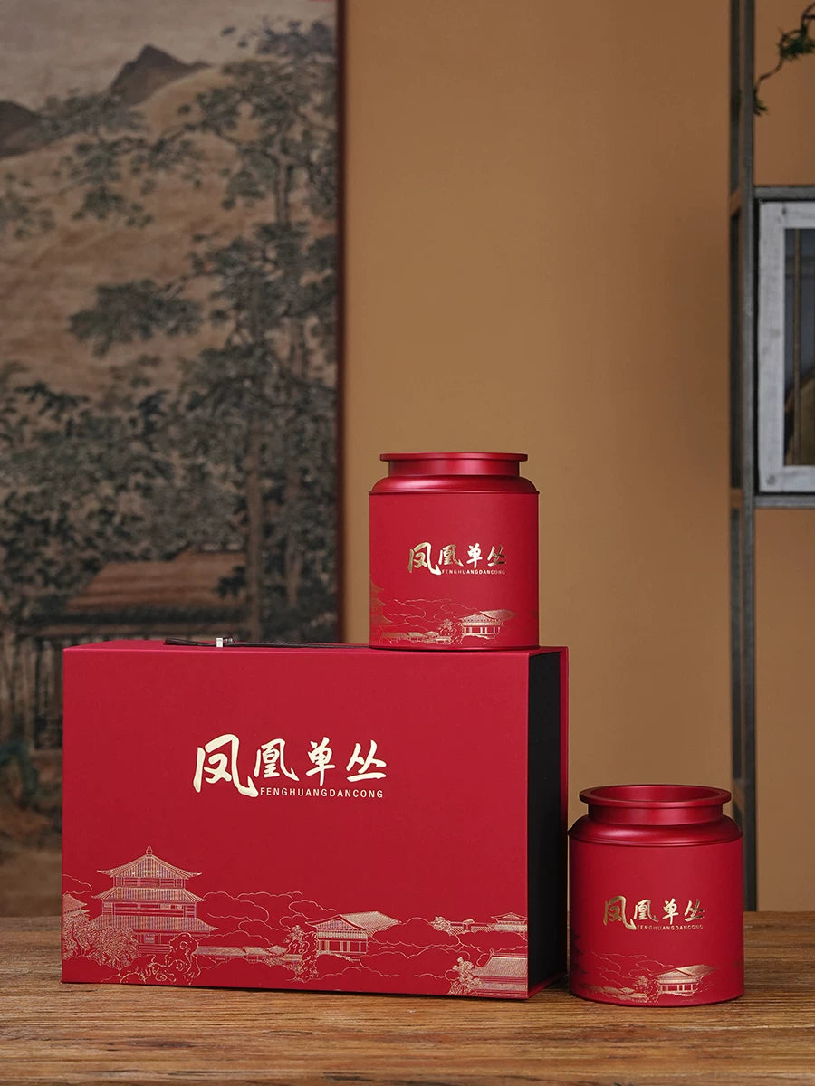 Yüksək səviyyəli qədim ağac qara çay çay qablaşdırma qutusu boş hədiyyə qutusu Phoenix Dancong Yunnan vəhşi Yunnan qara çay tikanlı armud çayı boş qutu