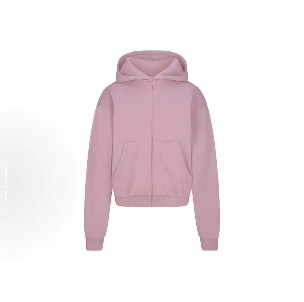 Orijinal Skims Payız/Qış Yeni Stil Kapüşonlu Fermuarlı Sweatshirt Qadınlar üçün Təsadüfi Dəst, Kardashian İkiqat Bel Düz Ayaqlı Şalvar