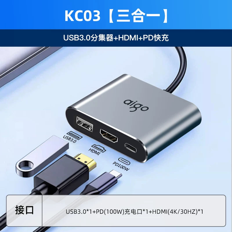 Patriot genişləndirmə dock typec genişləndirici hdmi ekran çevirici usb splitter HUB hub Thunderbolt 4 şəbəkə kabeli çox funksiyalı adapter adapter noutbuk iPad planşet