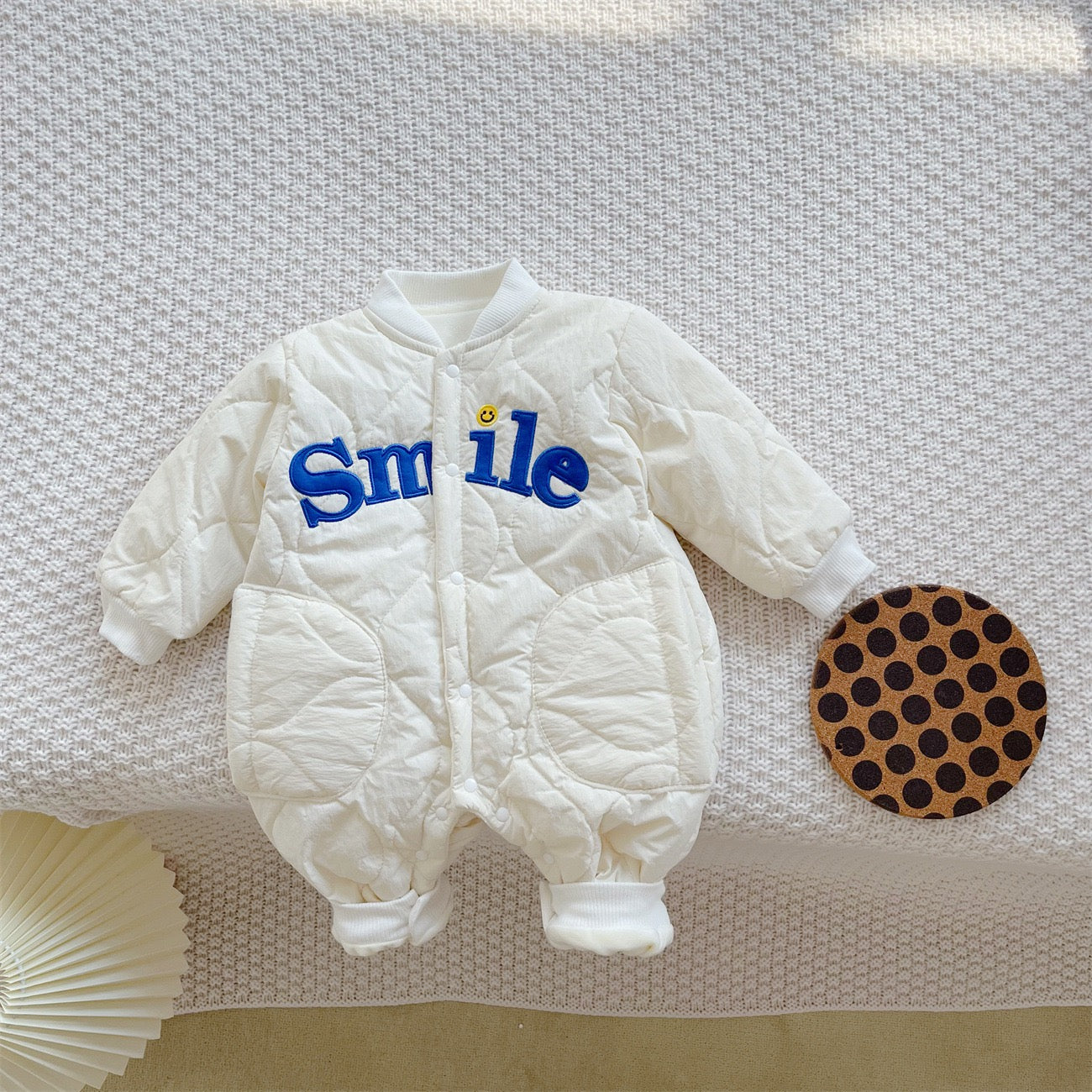 Yenidoğulmuşlar və körpələr üçün flis astarlı isti pambıq bədən geyimləri, oğlan və qızlar üçün dolunay geyimləri, tulumlar