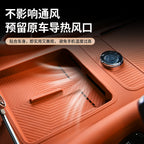 AITO üçün uyğundur, dünyadan soruşun M9 Restoration mərkəzi idarəetmə simsiz doldurma silikon yastığı, avtomobil bəzək aksesuarlarını qorumaq üçün sürüşməyə qarşı pad