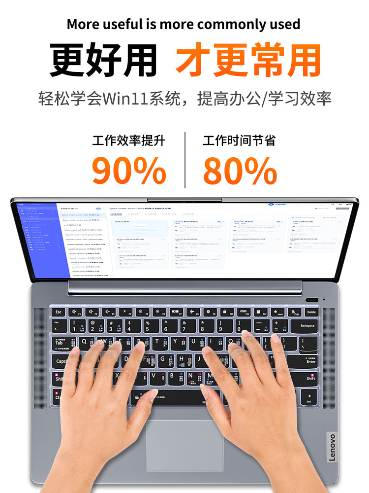 Lenovo Xiaoxin pro14 qısa yol klaviatura filmi air15 toz örtüyü 16 tam əhatə 13 noutbuk və qoruyucu örtük 2025 yoga14s səssiz 16S klaviatura pad s stiker üçün uyğundur