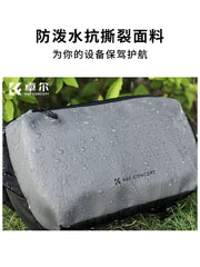 KFCONCEPT Zhuoer kamera çantası çiyin sinə çantası fotoqrafiya çantası Fuji güzgü xs20 qoruyucu örtük rəqəmsal kamera çarpaz bədən çantası səyahət velosipedi üçün daşıma çantası aksesuarları Canon R8r50 bel çantası