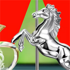 Alaşımlı At Uğur Avtomobil Ornamentləri Yeni Beş Ulduzlu Qırmızı Bayraq Dekorasiyası Avtomobil Kristal Alma Aromaterapiya Oturacaq Dekorasiyası