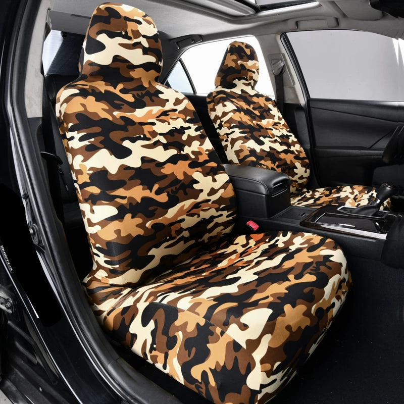 Universal five-seater car seat cushions and covers, breathable fabric, dustproof, elastic, fully enclosed, suitable for all seasons.