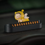 Elf Avtomobil Müvəqqəti Dayanacaq İşarəsi Avtomobil Avtomobil Hərəkət edən Telefon Nömrəsi İşarəsi Sevimli İnteryer Qızlar üçün Dekorasiya Təchizatları