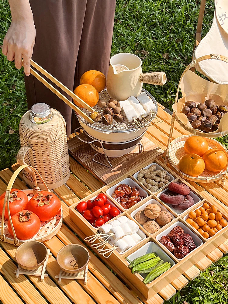 Çay üçün sobanın ətrafında nimçə, meyvə boşqab, Çin desert boşqab, xəmir boşqab, xəmir vitrin boşqab, doqquz kvadrat tor qurudulmuş meyvə boşqab, aksesuarlar