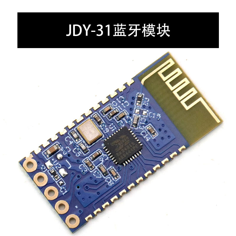 Bluetooth modulu SPP protokolunu dəstəkləyir və HC-05/06 slave Bluetooth 3.0 JDY-31 baza lövhəsi ilə tam uyğun gəlir