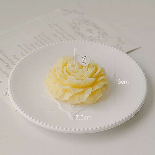 Peony Flower Scented Candles Home Decoration Wedding