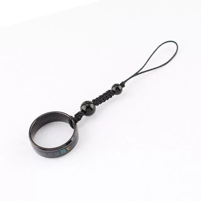 Telefon üçün üzük tokası, temperatura həssas telefon qayışı, titan polad üzük tokası, qısa telefon qayışı, kreativ aksesuar.