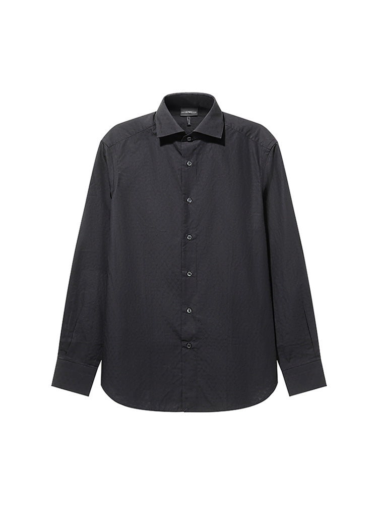 EA Armani New Kişi Pambıq Rəsmi İş Uzunqol Köynək 6D1C86 1K6CZ