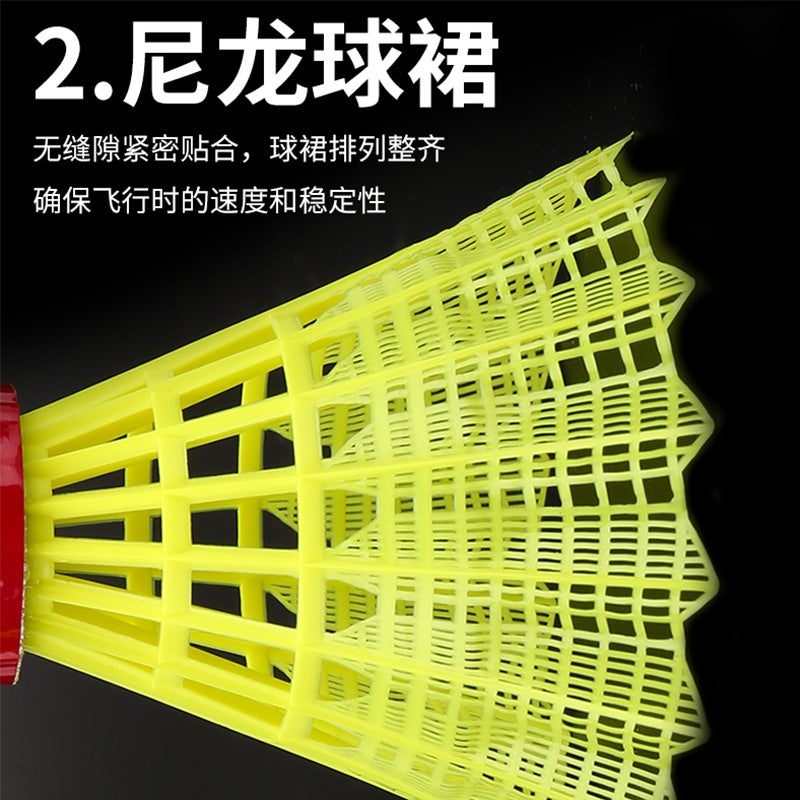 Victor VICTOR victory NS3000/2000 neylon top davamlı və qırılmaz plastik badminton küləyə davamlı 6 paket
