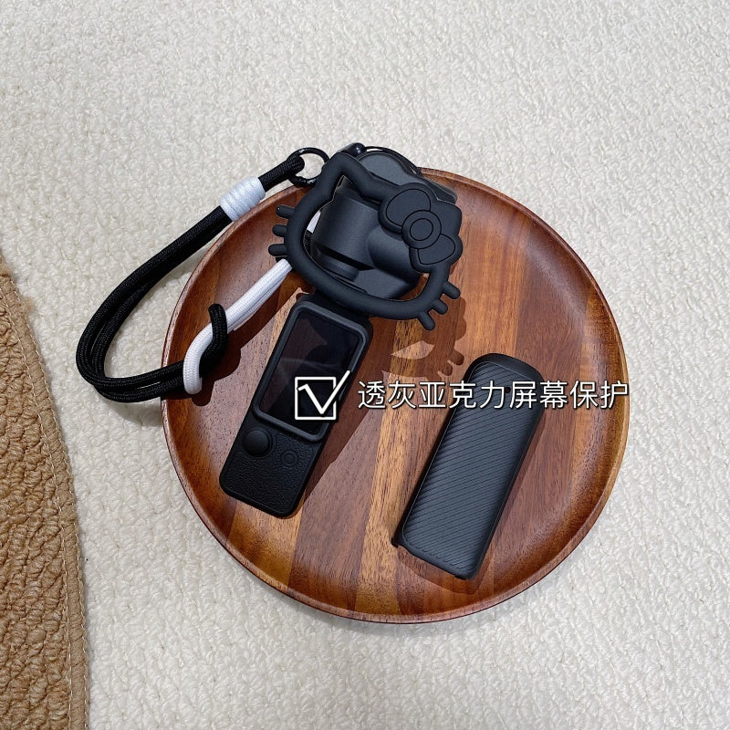 DJI pocket4/3 qoruyucu qutu, maqnit flip örtüyü, sərt örtük, düşməyə qarşı, sevimli çarpaz kordon, gimbal saxlama üçün uyğundur
