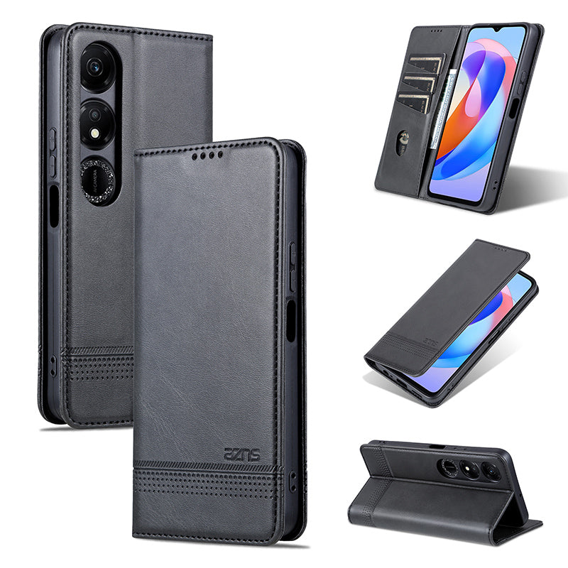 Honor Play 40 flip phone case, Honor Play 40 protective case, shockproof leather case, full coverage, soft silicone, suitable for men and women with business style.
