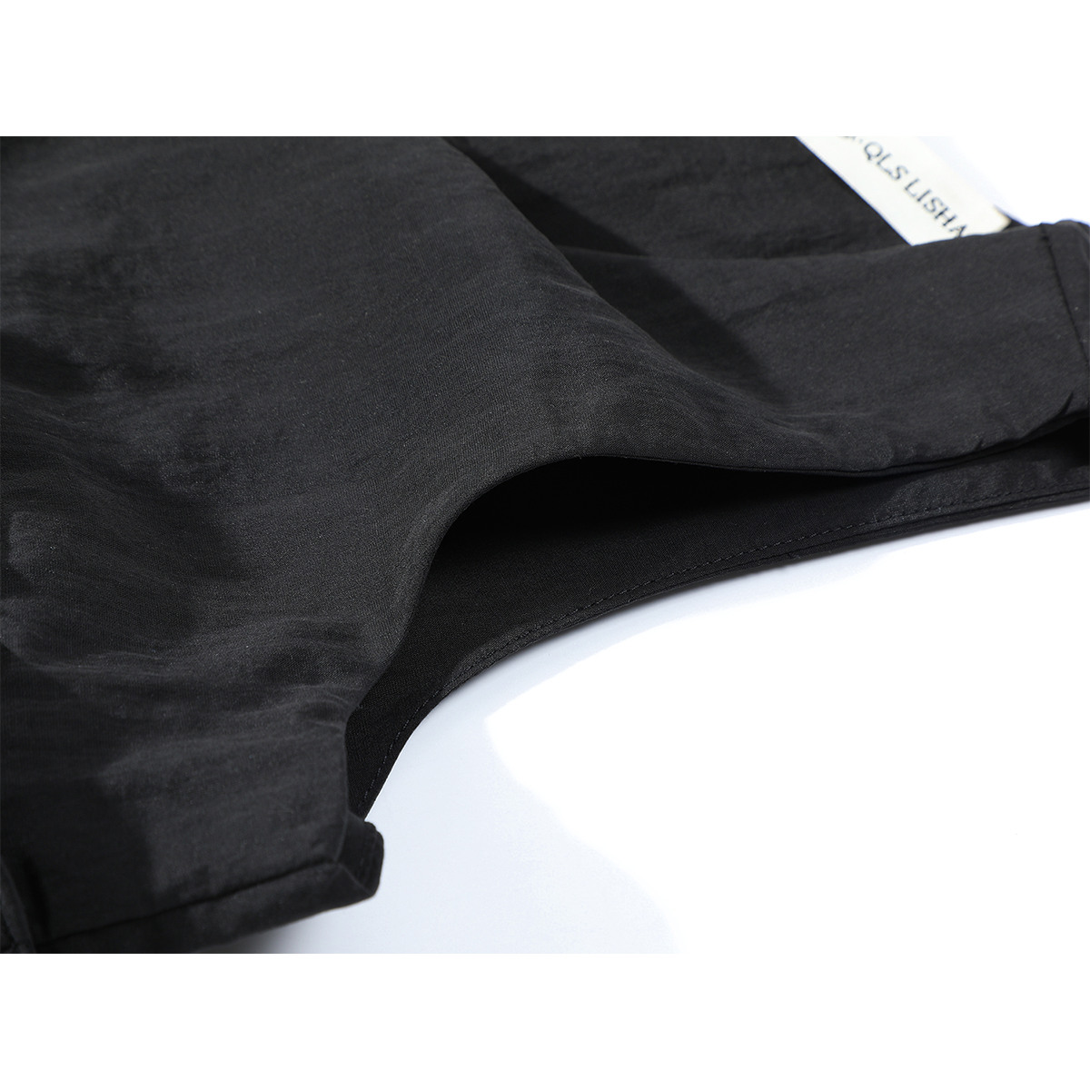 Cholisa'nın arxa tərəfində qalstuk dizaynlı, çox şirin kiçik topu, Koreya üslubunda qadınlar üçün sadə qolsuz köynək.