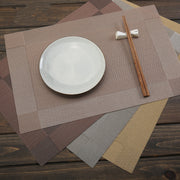 Qalınlaşmış Yapon plasemat izolyasiya mat pvc qərb placemat Avropa yemək masası xalçası süfrə altlığı kasa mat boşqab mat yuyula bilər