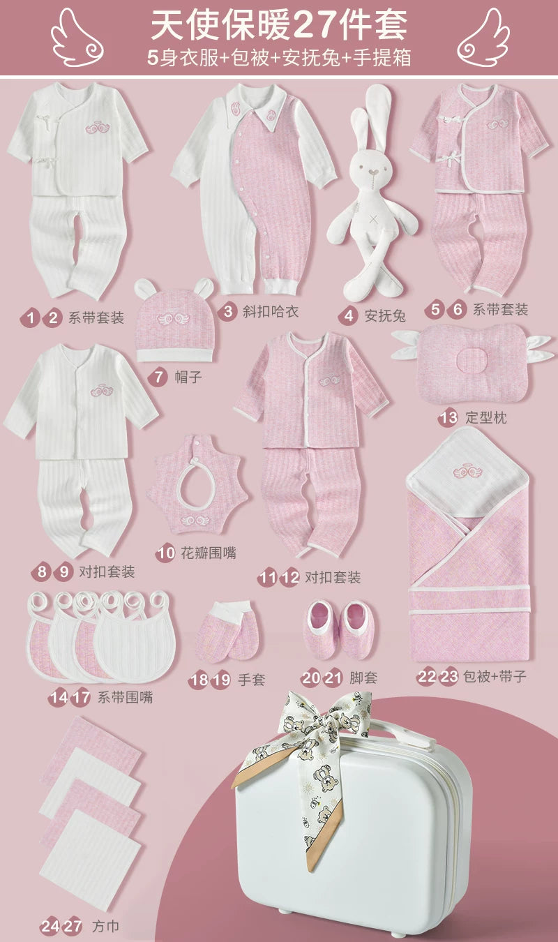 Körpə hədiyyə dəsti, yeni doğulmuş körpə üçün geyim və ləvazimatlar, yeni doğulmuş körpənin dolunay bayramı hədiyyəsi, yeni ana üçün yüksək səviyyəli hədiyyə.