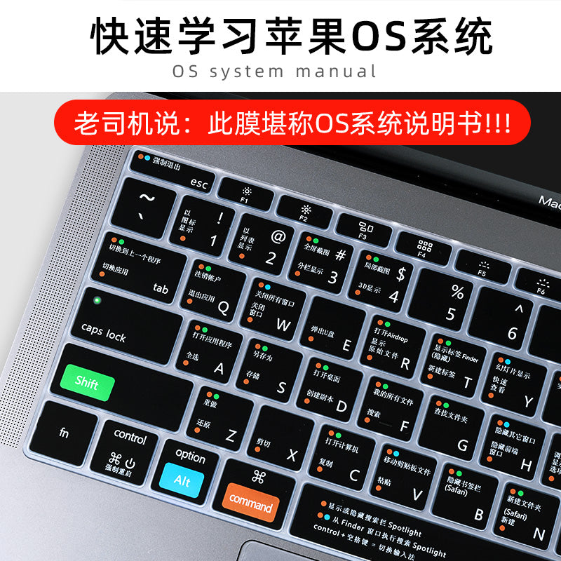Apple kompüteri üçün uyğundur 13.3air15-düymlük 16-funksiyalı macbookpro klaviatura qısa yol düymələri M5/M4/M3