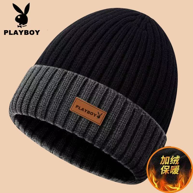 Playboy Kişi Papağı, Payız/Qış Yun Papaq, İsti və Qalınlaşdırılmış Yun Astarlı, Velosiped Qulağından Qoruyucu, Yeni Stil