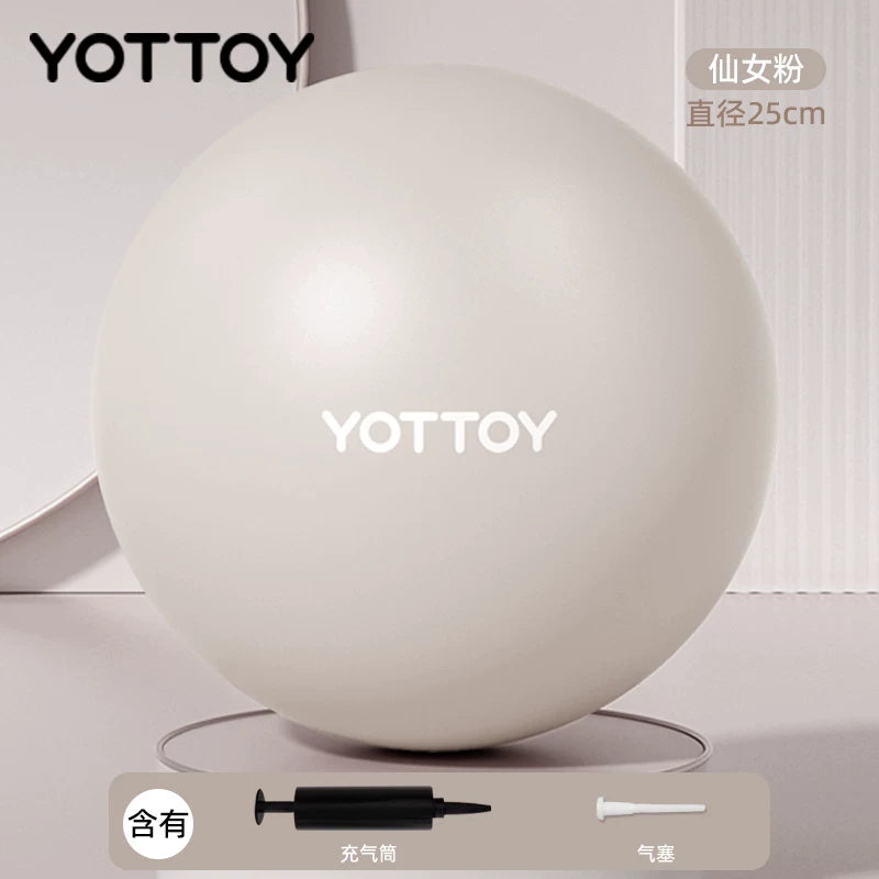 yottoy Pilates topu qalınlaşdırılmış partlayışa davamlı 300Kg yükdaşıyıcı gücləndirilmiş elastiklik təhlükəsizlik partlayışa davamlı çevik rebound