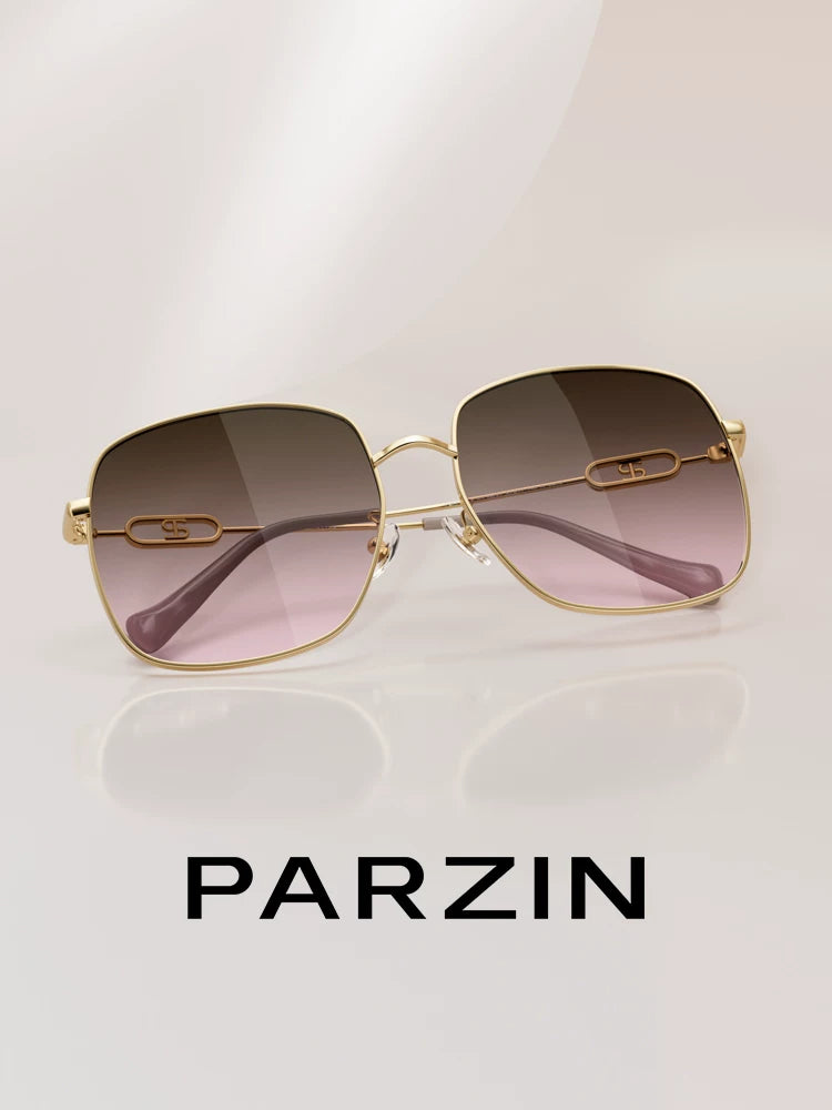 Parsons Qadınlar üçün Polarizasiyalı Günəş Eynəyi Retro Müasir Rəngli Gözəllik Kvadrat Günəş Eynəyi Arıqlamaya Qarşı UV PZ8338