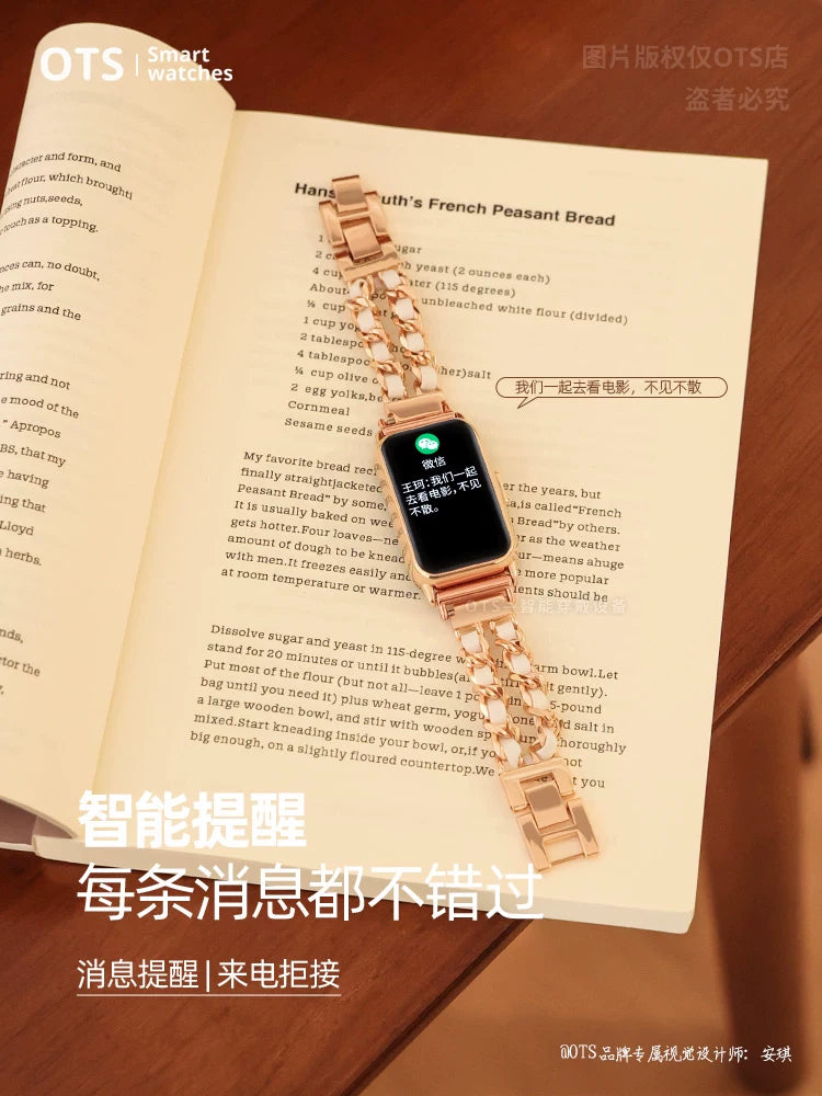 2026 Xiaoxiangfeng ağıllı bilərzik qadın idman saatı çox funksiyalı ürək dərəcəsi və qan təzyiqi Android və iOS mobil telefonları üçün uyğundur