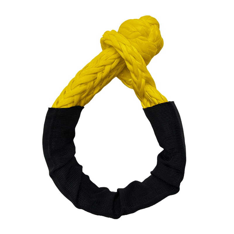 Ultra-high molecular weight polymer soft shackle rope, fiber braid shackle rope, soldered tow rope, outdoor towing rope, 17 tons